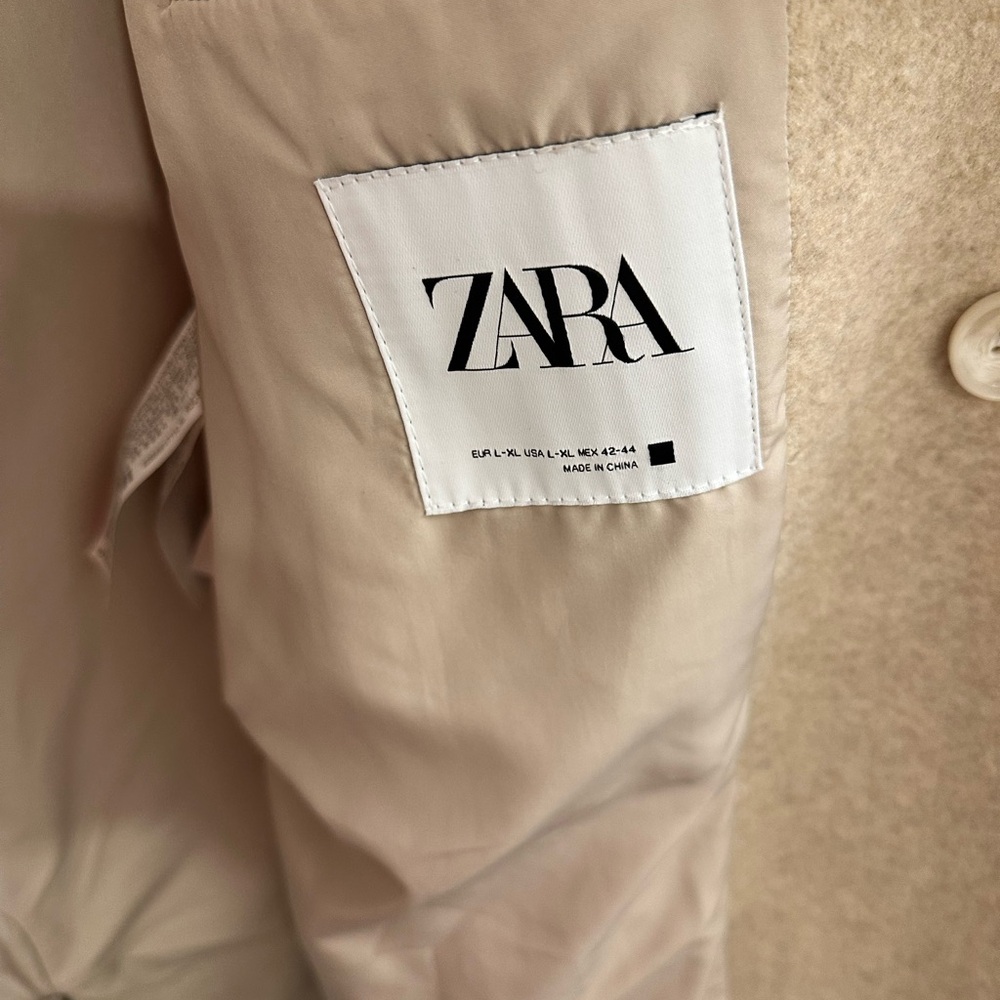 Zara Double-Breasted Coat - Picture 3 of 3